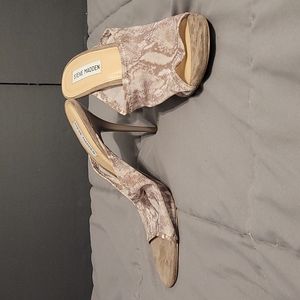 Steve Madden Snakeskin Mesh Heels